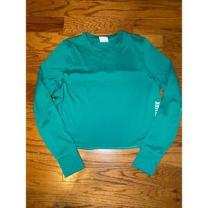 Gymshark‎ Green Long Sleeved Crop Top Size Small